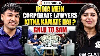 India Me Corporate Lawyers Kitna Kamate Hai  Non NLU Students GNLU Day Zero Placements Inter [upl. by Nosbig]