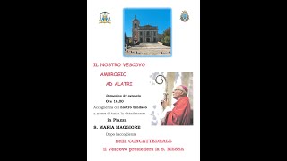 In diretta da Alatri la visita del vescovo Ambrogio e la Messa dalla Concattedrale [upl. by Sharl506]