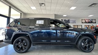 2024 Jeep Grand Cherokee L Limited 4x4 Midnight Sky Interior Global Black Wicker Beige [upl. by Quinlan]