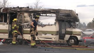 Motorhome Fire Baxter Auto Parts 6th Ave amp Pearl Tacoma WA [upl. by Bennie346]