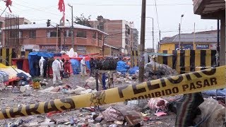 Gas Tank Explosion Kills 8 in Bolivian Carnival City [upl. by Anastasio]