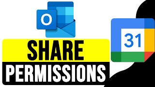 How to SHARE and MANAGE PERMISSIONS in OUTLOOK CALENDAR 2024  Share Outlook Calendar with Others [upl. by Hartill]