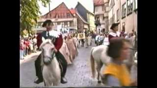 Quedlinburg  Festumzug 1000 Jahre Münz u Zollrecht 1994 [upl. by Refinej]