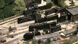 昭和の蒸気機関区 D51 実音付Nゲージ Sound Model Railroad Japanese steam locomotive [upl. by Beisel]