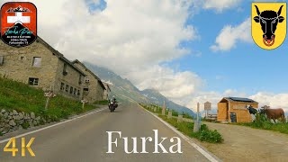 Driving Switzerland 🇨🇭  Furka pass 4K Scenic Drive [upl. by Aleakim836]