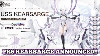 PR6 USS KEARSARGE ANNOUNCED  Azur Lane [upl. by Anasus]