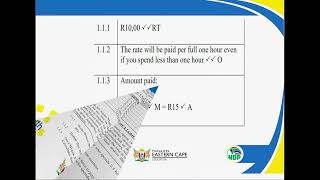 Grade 12 Mathematical Literacy Parking Tariffs [upl. by Adal]