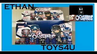 MARVEL OOSHIES EASTER EGGS WITH CARBON SYMBIOTE SPIDERMAN  ETHANTOYS4U [upl. by Velma]