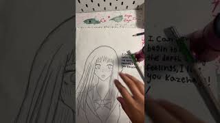 Sawako drawing ✍️ kiminitodoke shorts drawing [upl. by Lorolla]