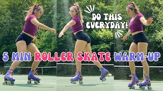 DO THESE 21 MOVES EVERYDAY to Learn how to ROLLER SKATE FAST Daily Warmup Drills for Beginners [upl. by Gamages]