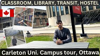 Explore Carleton University Campus A Comprehensive Tour  Vivek Jaiswal Vlogs [upl. by Ahsian10]