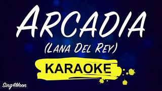 Arcadia  Lana Del Rey Karaoke Piano [upl. by Natsud]