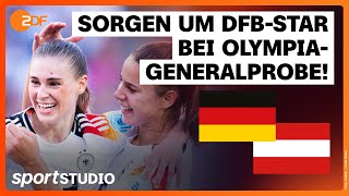 Deutschland – Österreich Highlights  EMQualifikation  sportstudio [upl. by Arikihs]