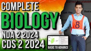 NDA 2 2024 Complete Biology  CDS 2 2024 Complete Biology  CAPF 2024 Biology [upl. by Hameerak]