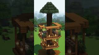 Minecraft Best Tree House🏡 minecraft [upl. by Uta]