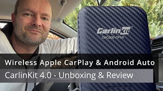 Wireless Airplay mit dem CarlinKit 40  Unboxing und Langzeittest [upl. by Assin]