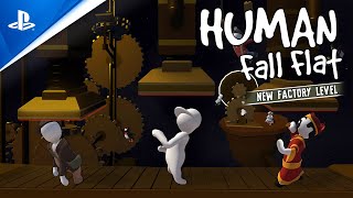 Human Fall Flat  Factory Launch Trailer  PS4 [upl. by Woodie]