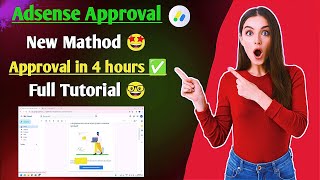 Adsense approval full tutorial 2024  adsense approval trick  Adsense approval script [upl. by Ytima]