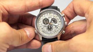 CITIZEN Pilot II Pilotenuhr FunkAlarmChronograph [upl. by Shetrit]