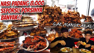 INI MAH SEDEKAH NASI PADANG DISINI CUMA 8000 TP PORSINYA BANYAK [upl. by Anahsat]