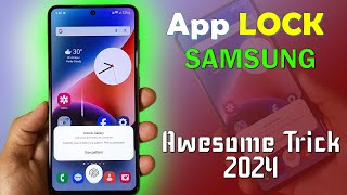 App Lock for Samsung  Easy And Secure  App Lock Trick [upl. by Bilac785]