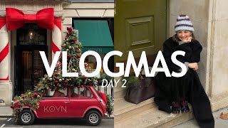 VLOGMAS Day 2  Hot Chocolates Christmas Foliage amp Liberty [upl. by Kcinom]