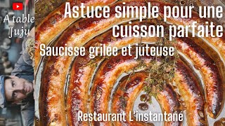 saucisse rôtie recette simple [upl. by Hselin]