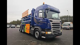 Scania Amphitec VORTEX ATEX Ładowarka próżniowa ssąco nadmuchowa EURO 6 [upl. by Nonnahs]