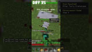 IM BACK  Day 35  Minecraft One Block [upl. by Nylazor938]