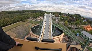 Zum Rittersturz  Wild und Freizeitpark Klotten 2024 Onride [upl. by Itsirc]