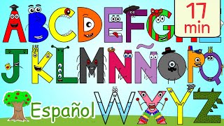 ¡Las Letras y sus Colores y Más Canciones Infantiles del ABC  El Árbol del Español [upl. by Zarah]