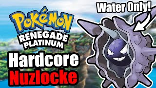 Can I Beat A Pokemon Renegade Platinum Hardcore Nuzlocke With Only Water Types [upl. by Seroled]