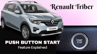 Push Button Start  Renault Triber RXZ 2024 Model  Explained [upl. by Burnside47]