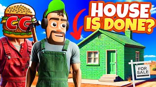 Two Idiots Finish Building a House in ContractVille Multiplayer [upl. by Conall]