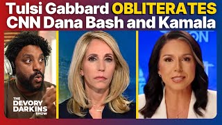 Tulsi Gabbard WRECKS CNN Dana Bash After She OBLITERATES Kamala [upl. by Anitsirt]