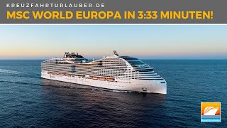 333 Meter MSC World Europa in nur 333 Minuten Ich zeige euch die Highlights der neuen MSC [upl. by Amol]