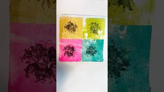 Making a Warholesque monoprint on the Gelli plate [upl. by Sugden]