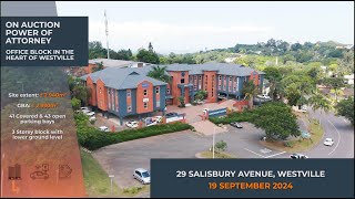 POWER OF ATTORNEY Office Block in the Heart of Westville On Auction 19 September 2024 [upl. by Jillane]