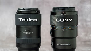 Tokina FiRin 100mm vs Sony 90mm  Ultimate Macro Review [upl. by Alwin]