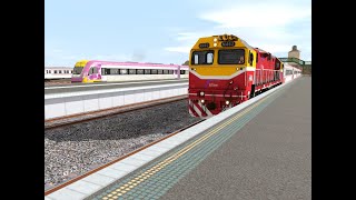 N471 City of Benalla Geelong to Southern Cross TRS22 [upl. by Rodrick]