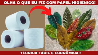 TÉCNICA para fazer RELEVOS em PAPEL ✅ Como MARCAR PAPEL e fazer lindas folhagens [upl. by Nwahsud]