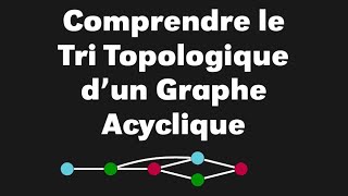 Comprendre le tri topologique dun graphe acyclique partie 1  définition et algorithme naïf [upl. by Kenlee]