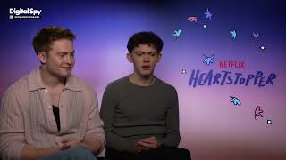 Kit Connor and Joe Locke interview forHeartstopper season 3 [upl. by Armyn]