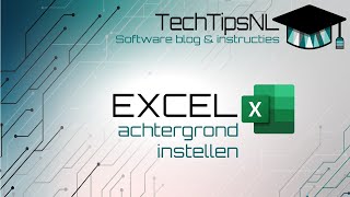 Excel  Achtergrond instellen [upl. by Lorri]