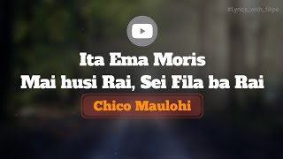 Lirik Terbaru Chico Maulohi [upl. by Htehpaj]