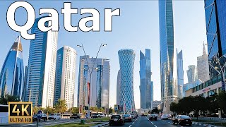 Qatar 2024  Driving Tour in 4K [upl. by Leatri]