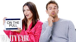 Emily Ratajkowski and Theo James Teach You British Slang  Vanity Fair [upl. by Anuahsal]