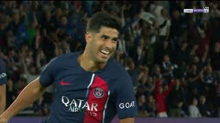 Marco Asensio Scores His First Ligue 1 Goal For PSG 🇫🇷 [upl. by Gaskill]