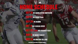 2022 Wolfpack Football Schedule [upl. by Adlemi]