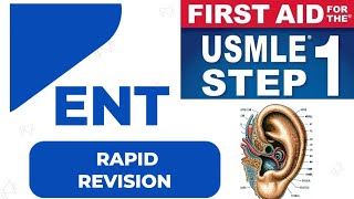 Rapid Revision ENT  Otorhinolaryngology  First Aid USMLE Step 1 in UrduHindi [upl. by Yenaiv143]